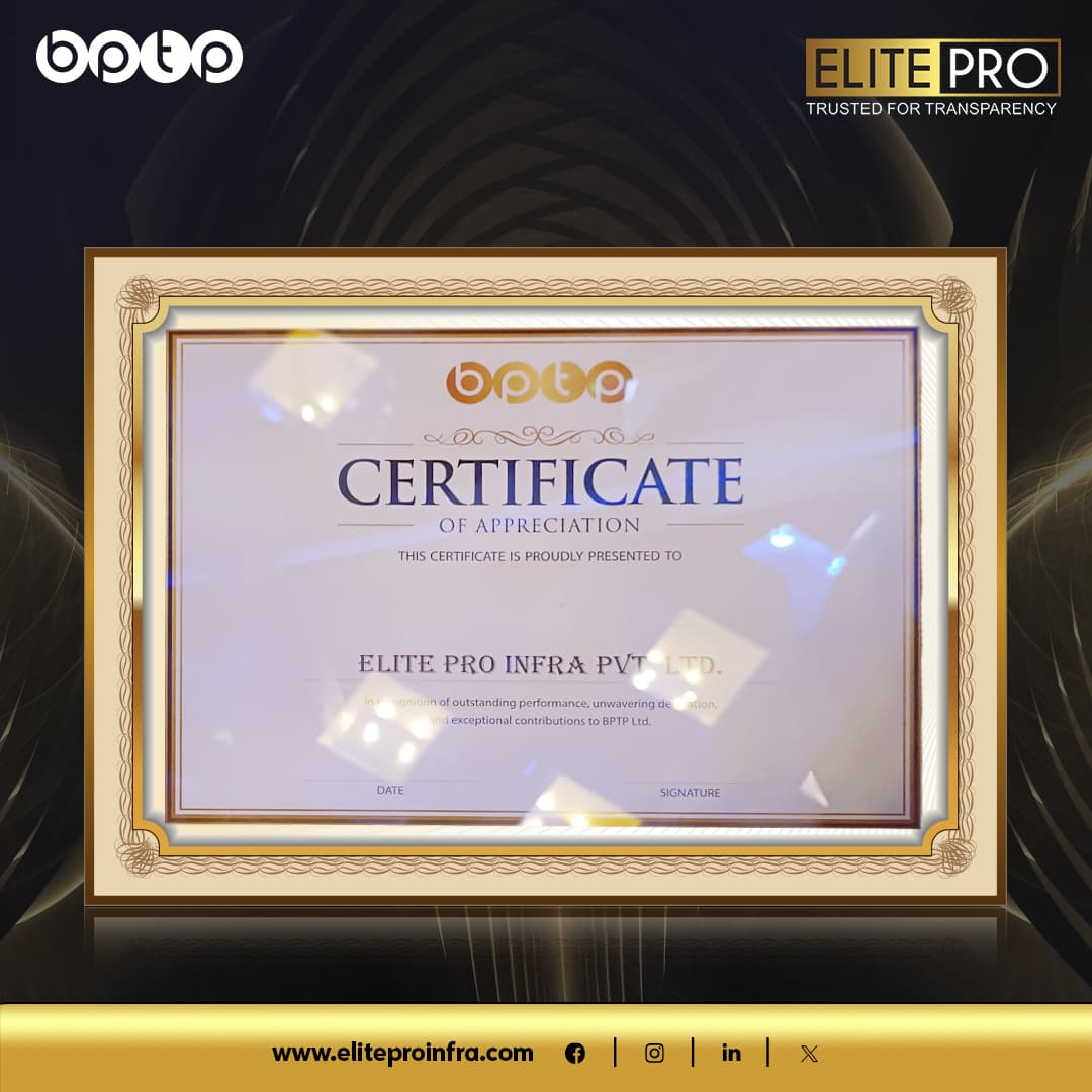 Elite Pro Infraventure award recognition