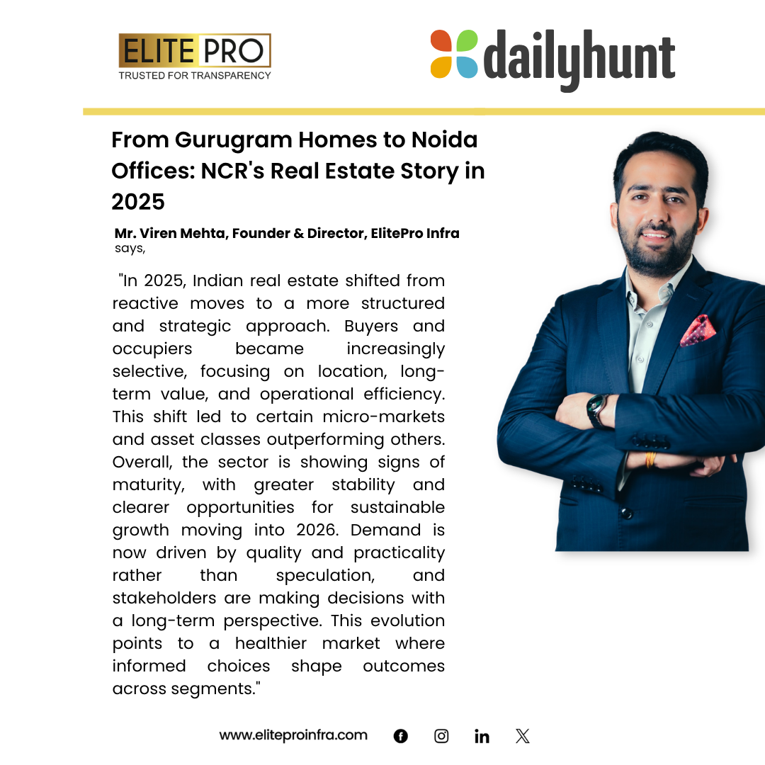 From Gurugram Homes to Noida Offices: NCR's Real Estate Story in 2025