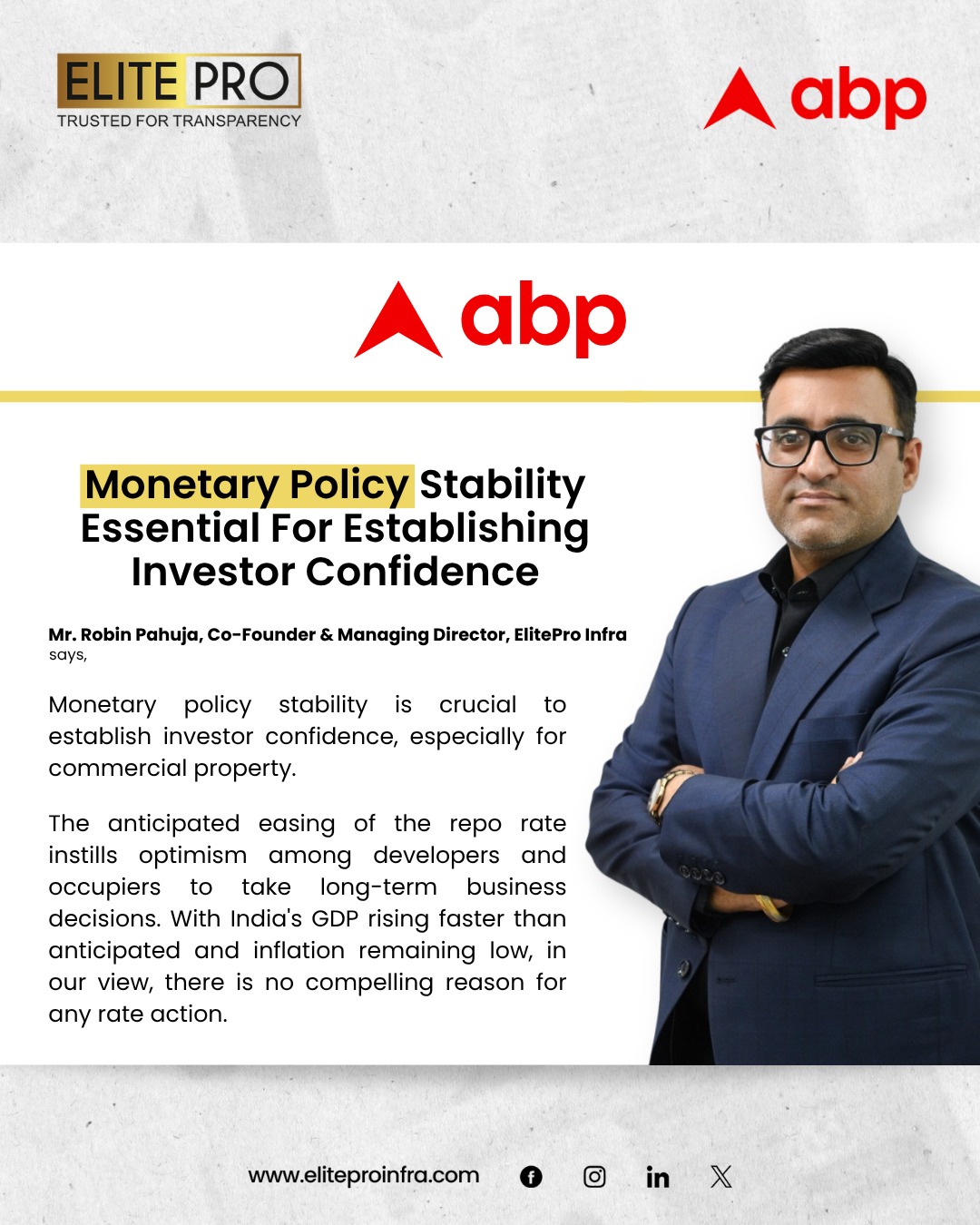 Monetary Policy Stability: Essential for Establishing Investor Confidence