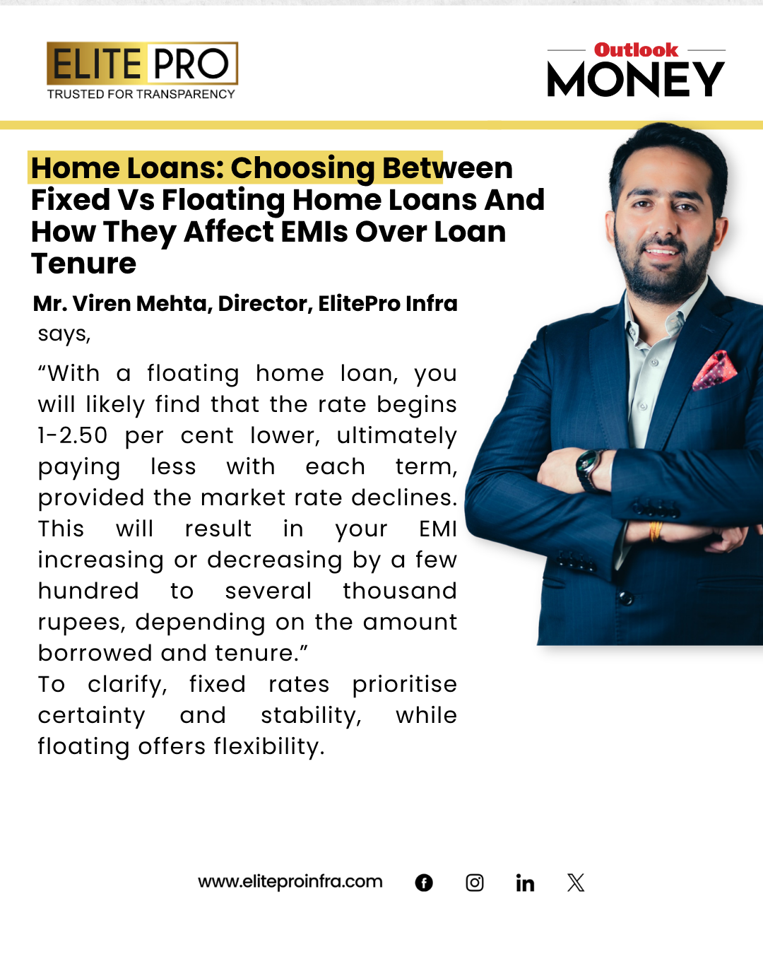 Home Loans: Choosing Between Fixed Vs Floating Home Loans And How They Affect EMIs Over Loan Tenure