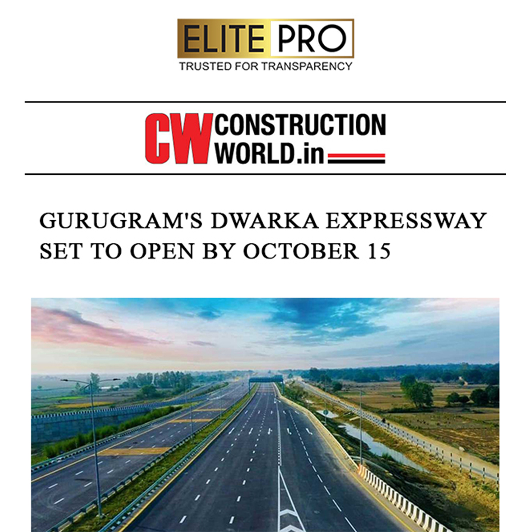 Gurugram's Dwarka Expressway set to open by October 15